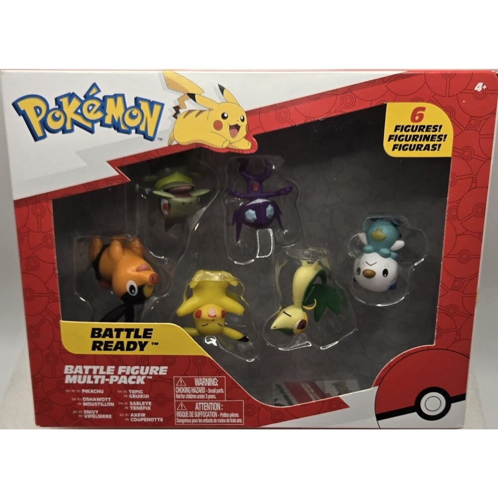 RARE ERROR! Pokémon Battle Figure 6-Pack - Factory Upside Down Defect!